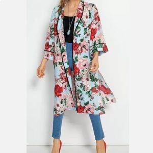 Laurie Felt Kimono Print Duster